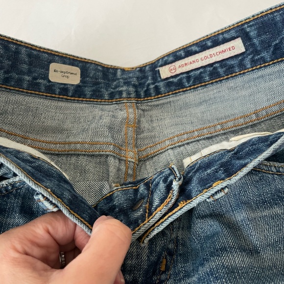AG Adriano Goldschmied Ex Boyfriend Crop Jeans Sz 27R - Picture 3 of 5